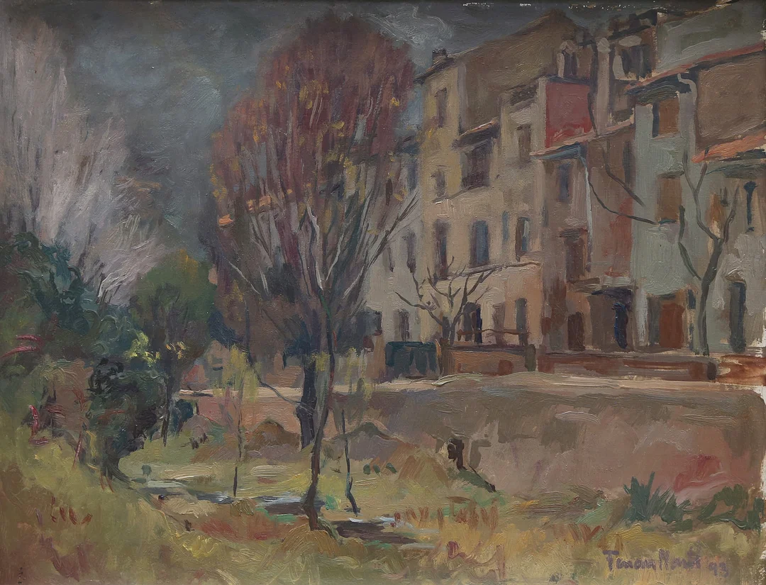 FERRAN MARTÍ. Rural view. — Paintings — Balclis