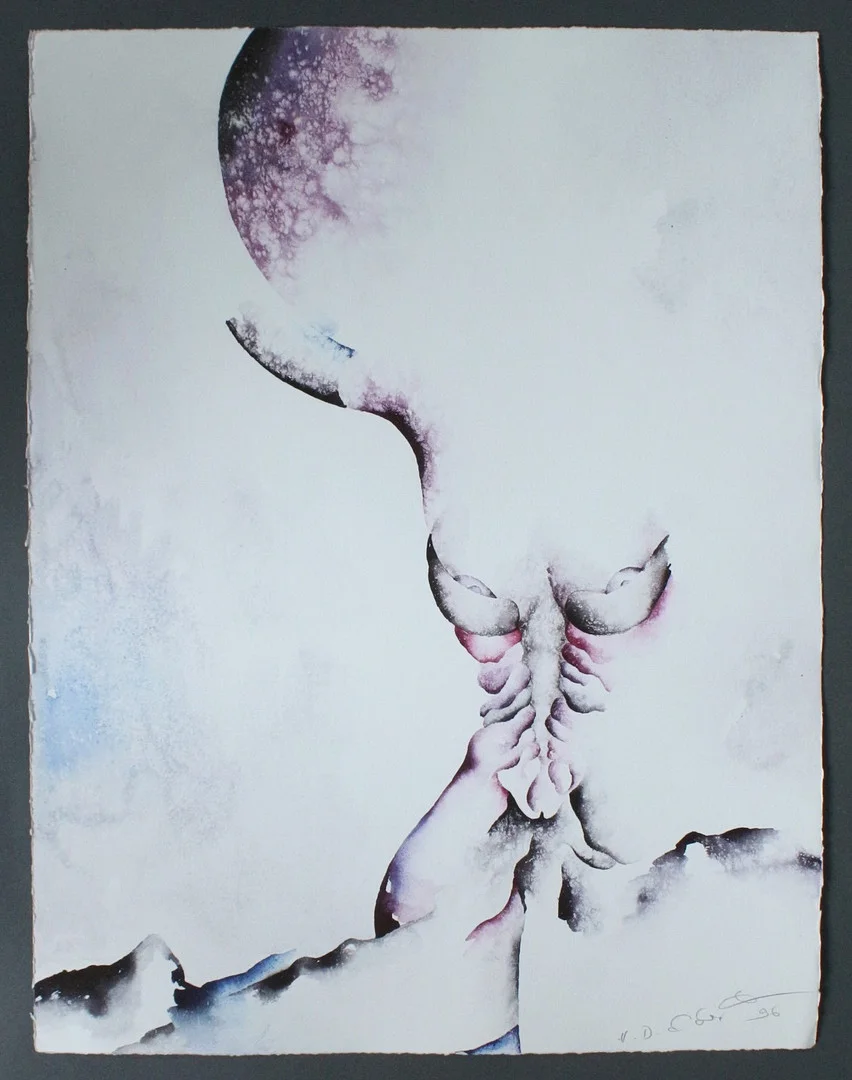 HEINZ DIETER EBERT. Mischtechnik, signiert, 1996, ca. 50 x 65 cm. — Drawings — Stockholms Auktionsverk Düsseldorf/Neuss