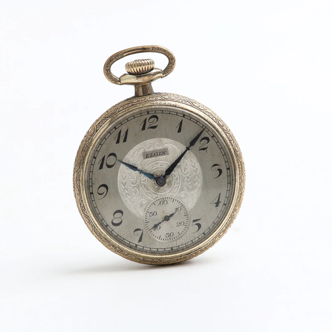 FICKUR, Elgin, USA 1900-tal. — Pocket & Stop Watches — Auktionshuset Thelin & Johansson