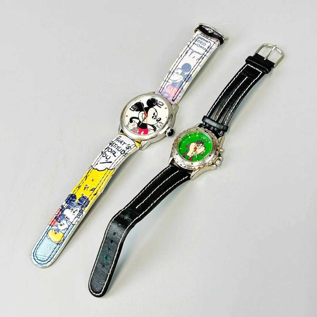 TWO CARTOON CHARACTER WRISTWATCHES. — Wristwatches — Chalkwell Auctions