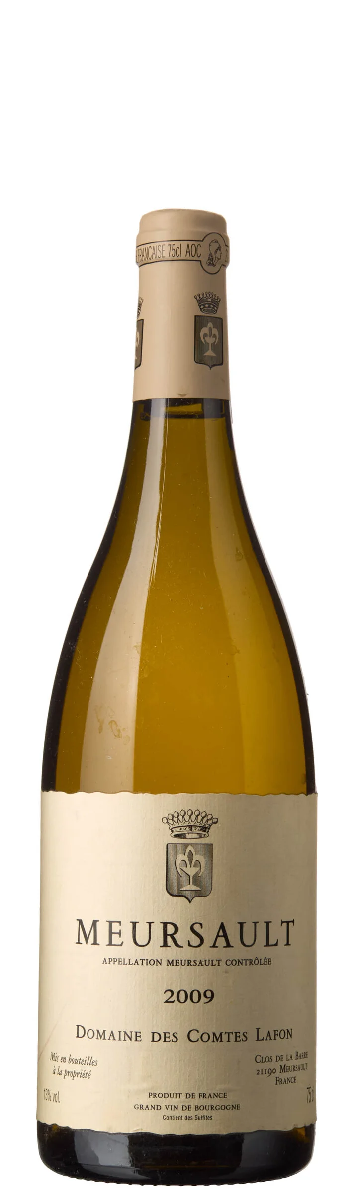 1 x Meursault 2009, Comtes Lafon — 1 x Meursault 2009, Comtes Lafon — Vin/Vin — Blomqvist