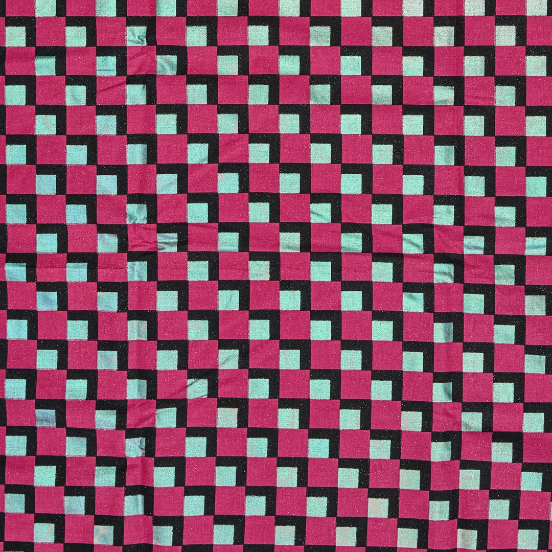 VERNER PANTON (1926–1998). Gardinlängder ett par, textil "Mira - Terzo". — Textiles — Crafoord Auktioner Stockholm