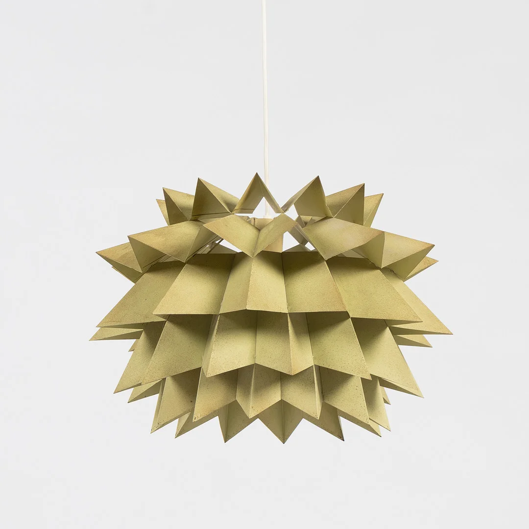 ANTON FOGH HOLM & ALFRED J ANDERSEN. Taklampa, "Starlight", 1960-tal, lackerad metall. — Ceiling lights — Stockholms Auktionsverk Helsingborg