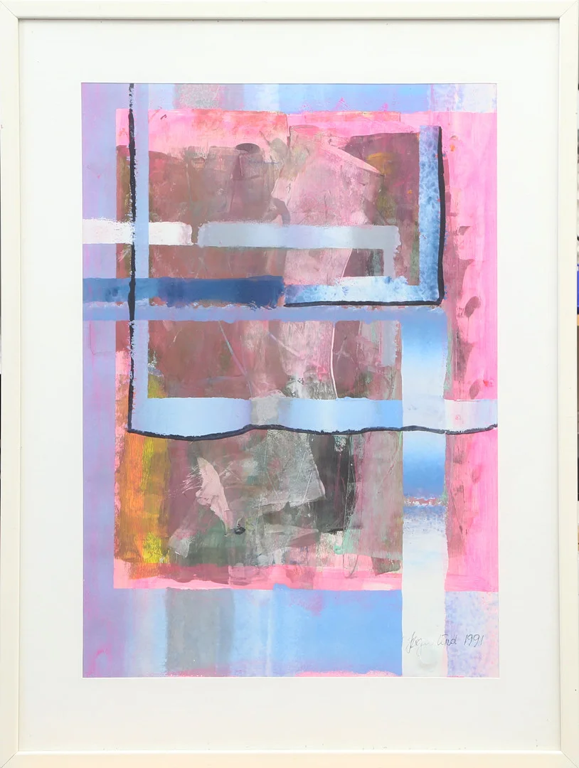 OIDENTIFIERAD KONSTNÄR. AKVARELL, signerad, 1991. . — Paintings — Kalmar Auktionsverk