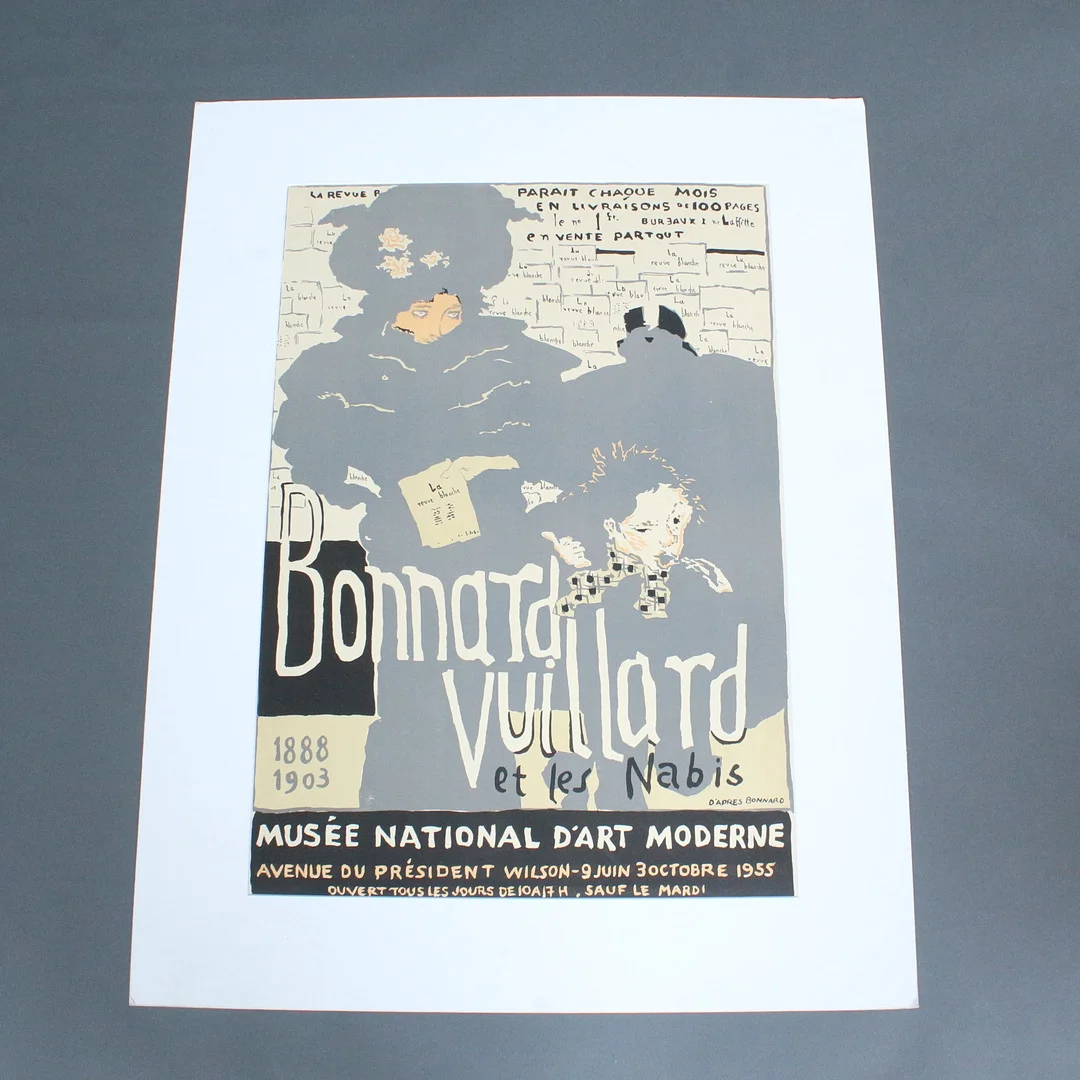 Unbekannter Künstler, Plakat, '' Bonnard, Vuillard et les Nabis ''. — Engravings & Prints — Stockholms Auktionsverk Düsseldorf/Neuss