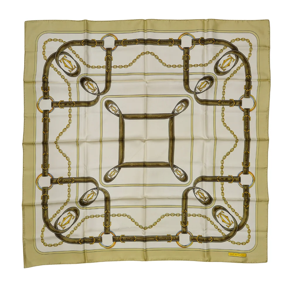Foulard Carré de Cartier. — Vintage & Designer Fashion — Barcelona Auctions