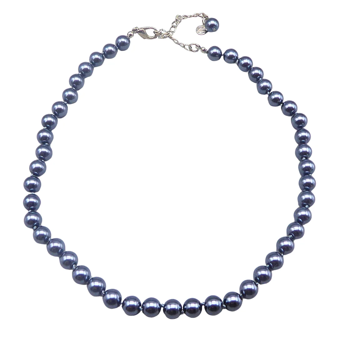 HÄMATIT-PERLENKETTE MIT KARABINERVERSCHLUSS. — Necklace — Auktionshaus Stuber's Hammerschlag