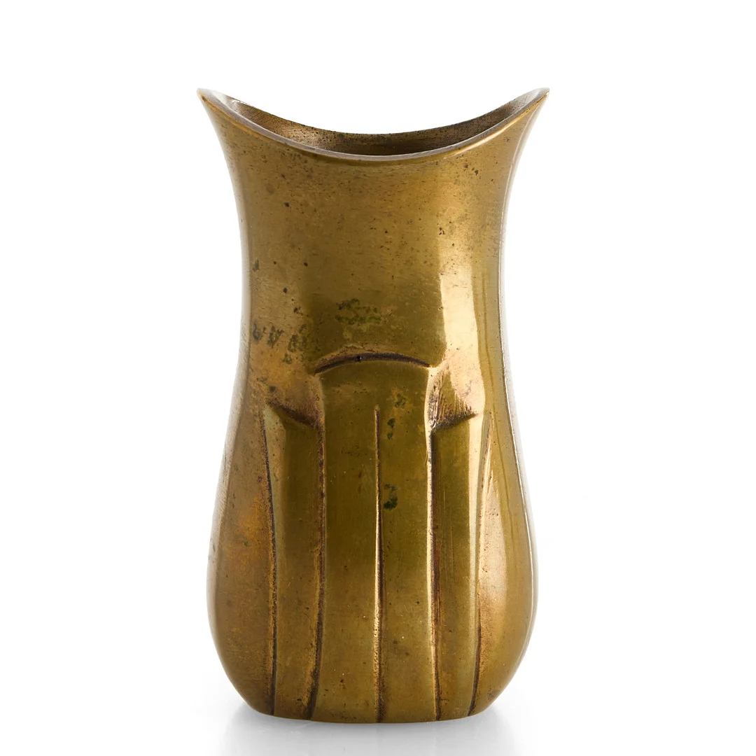GULDSMEDSAKTIEBOLAGET (GAB). Vas, brons, undertill stämpelmärkt och daterad 9/7 1949. Swedish Modern. — Other metals — Crafoord Auktioner Stockholm