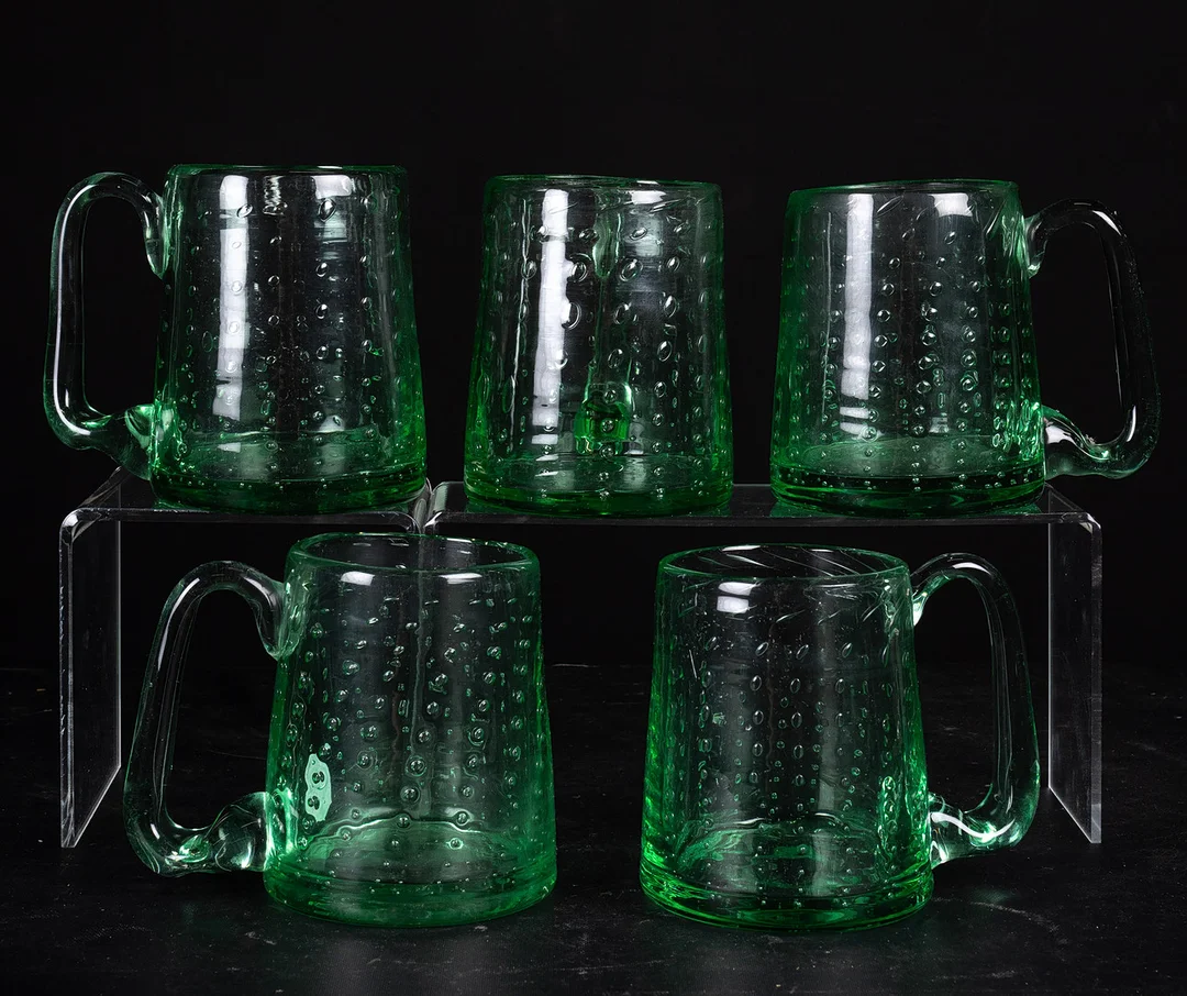 BENGT ORUP. Ölsejdlar, 5st, "Oxygene", Johansfors. — Tableware — Handelslagret Auktionsservice
