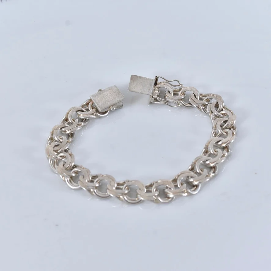 ARMBAND, bismarck, sterlingsilver, Iduna AB Varberg. — Bracelets — Halmstads Auktionskammare