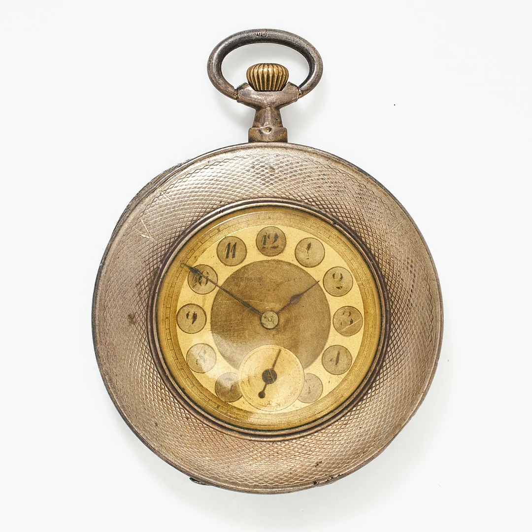TERRASSE, frackur, 46,5 mm, silver, ca 1930. — Pocket & Stop Watches — Stockholms Auktionsverk Magasin 5
