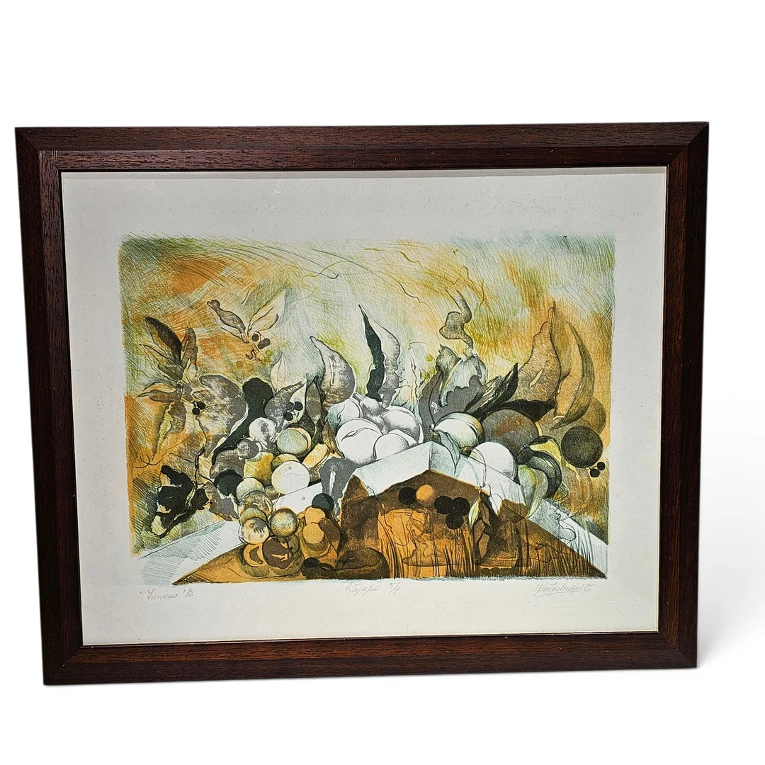 CRISTINA DARTIGUELONGUE. "Numérico" 86. Litografía firmada y numerada 5/7. — Engravings & Prints — Arce Auctions