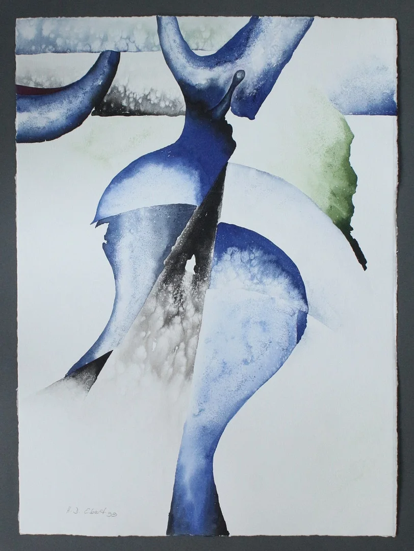 HEINZ DIETER EBERT. Mischtechnik, signiert, 1998, ca. 50 x 65 cm. — Drawings — Stockholms Auktionsverk Düsseldorf/Neuss