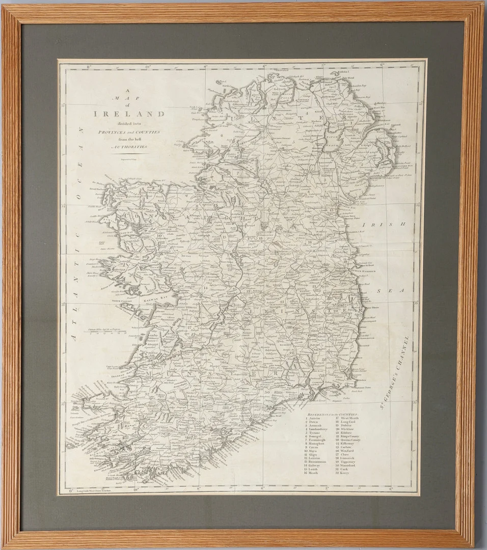 CARY (JOHN). A MAP OF IRELAND. — Maps — Young's Auctions