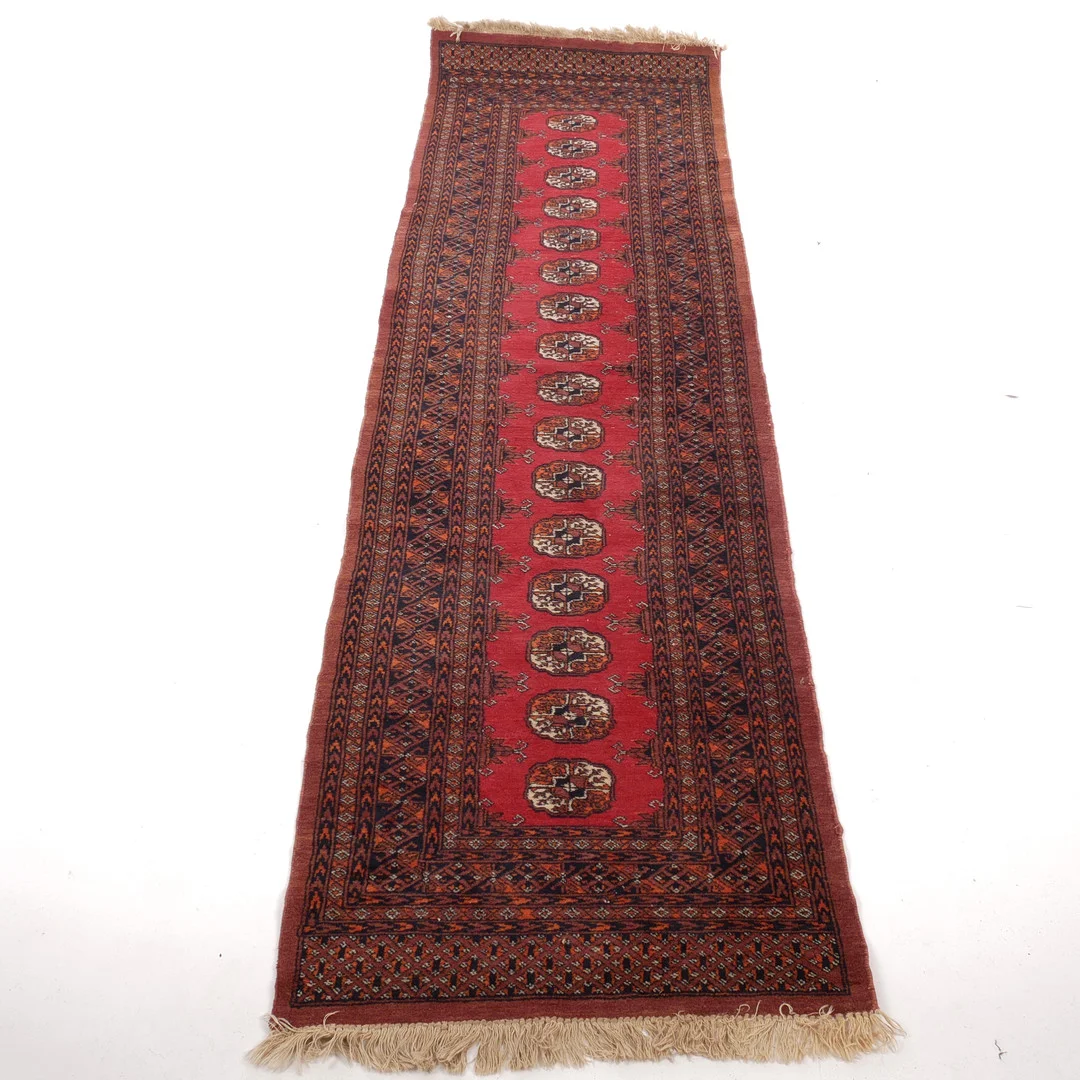 GALLERIMATTA, Bokhara, 81x284 cm. — Oriental Carpets & Textiles — Auktionsfirma Kenneth Svensson i Kalmar