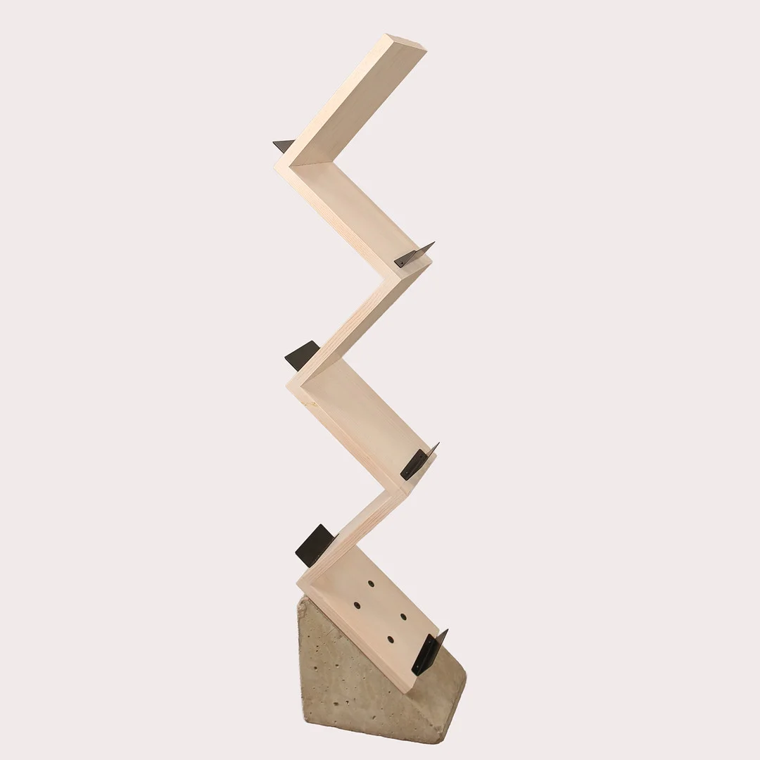 JONAS BOHLIN. "Zink", tidskriftshylla, Källemo. — Cupboards, Cabinets & Shelves — Limhamns Auktionsbyrå