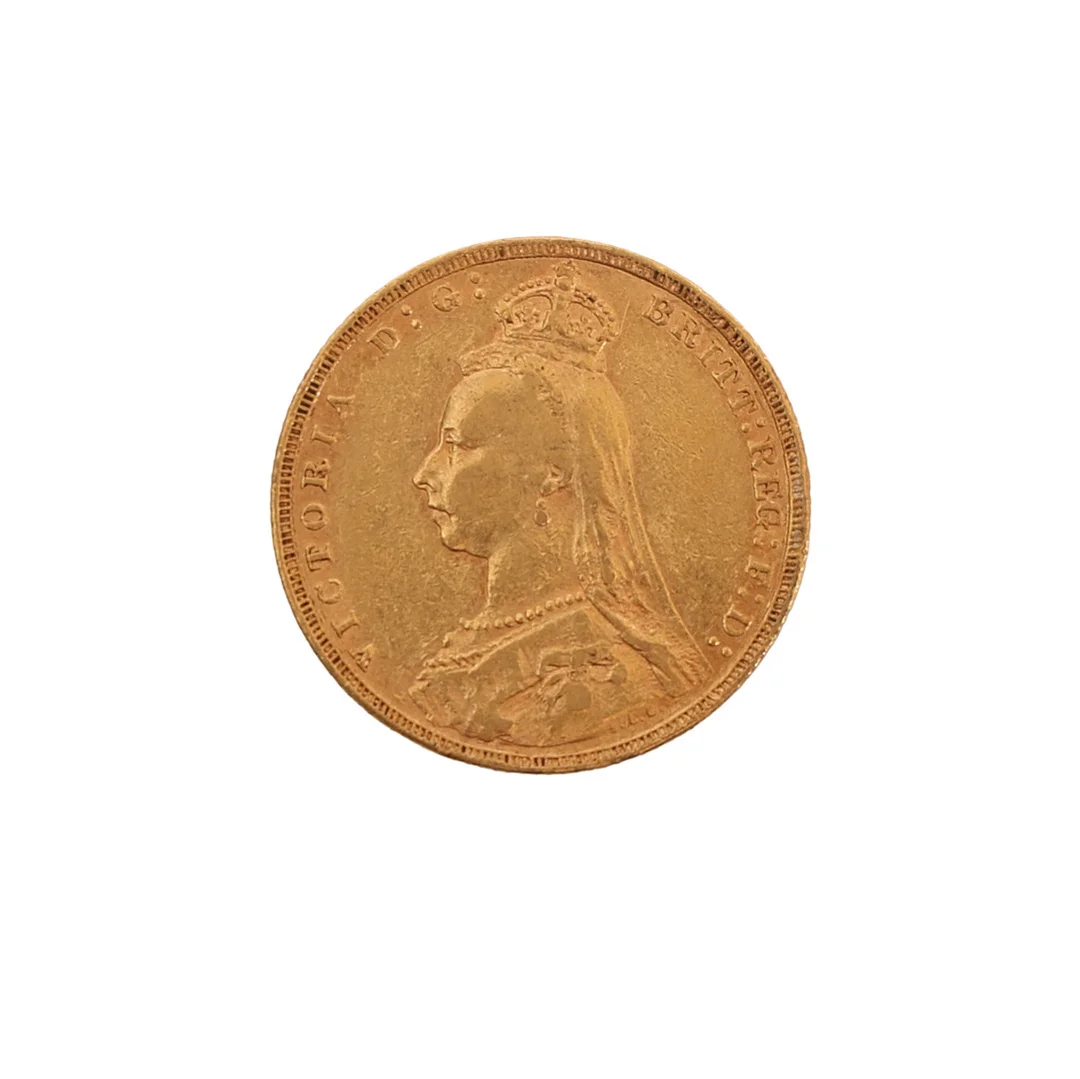 A VICTORIAN SOVEREIGN. — Coins & Banknotes — Bishop & Miller