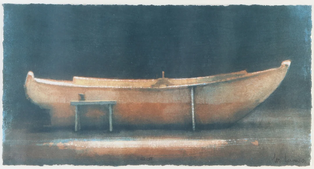 MATS ARONSSON. Litografi, 22/60. "Farkost". Signerad. — Engravings & Prints — Skånes Auktionsverk