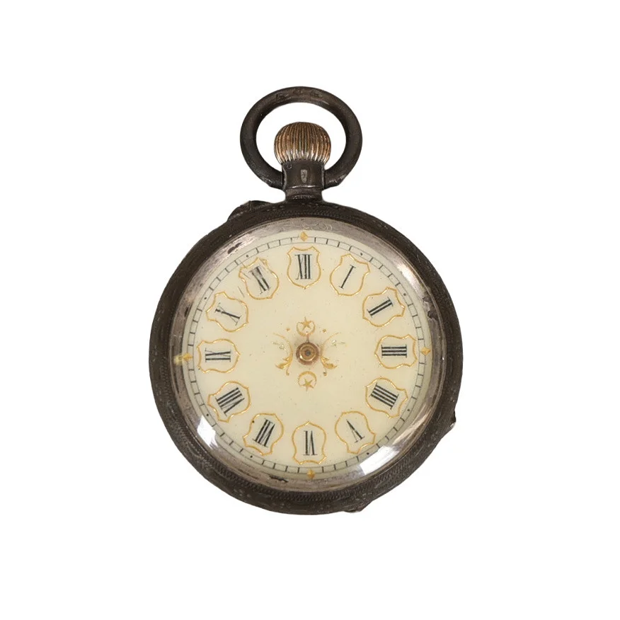 A CONTINENTAL 935 SILVER POCKET WATCH. — Pocket & Stop Watches — Bishop & Miller