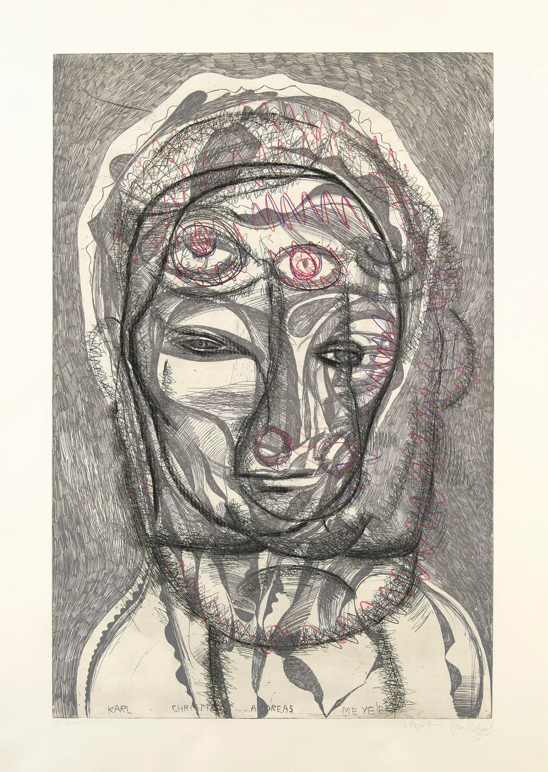 Bjarne Melgaard og Sverre Bjertnæs — Untitled — Kunst/Grafikk — Blomqvist