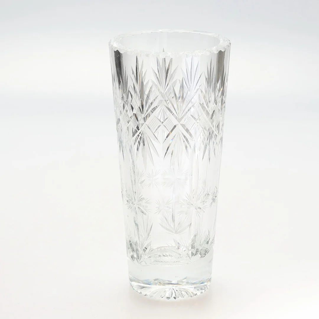 VAS, kristall, slipad dekor, 1900-tal. — Art glass — Gomér & Andersson Jönköping
