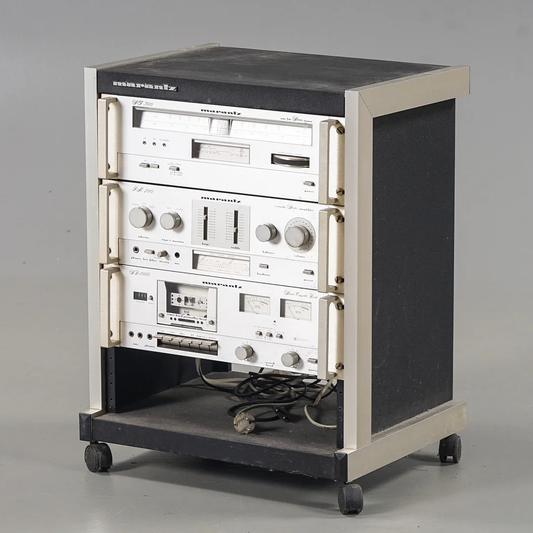 STEREO Marantz, 1970/80-tal. — Audio, Vinyl & Hi-Fi — Karlstad Hammarö Auktionsverk