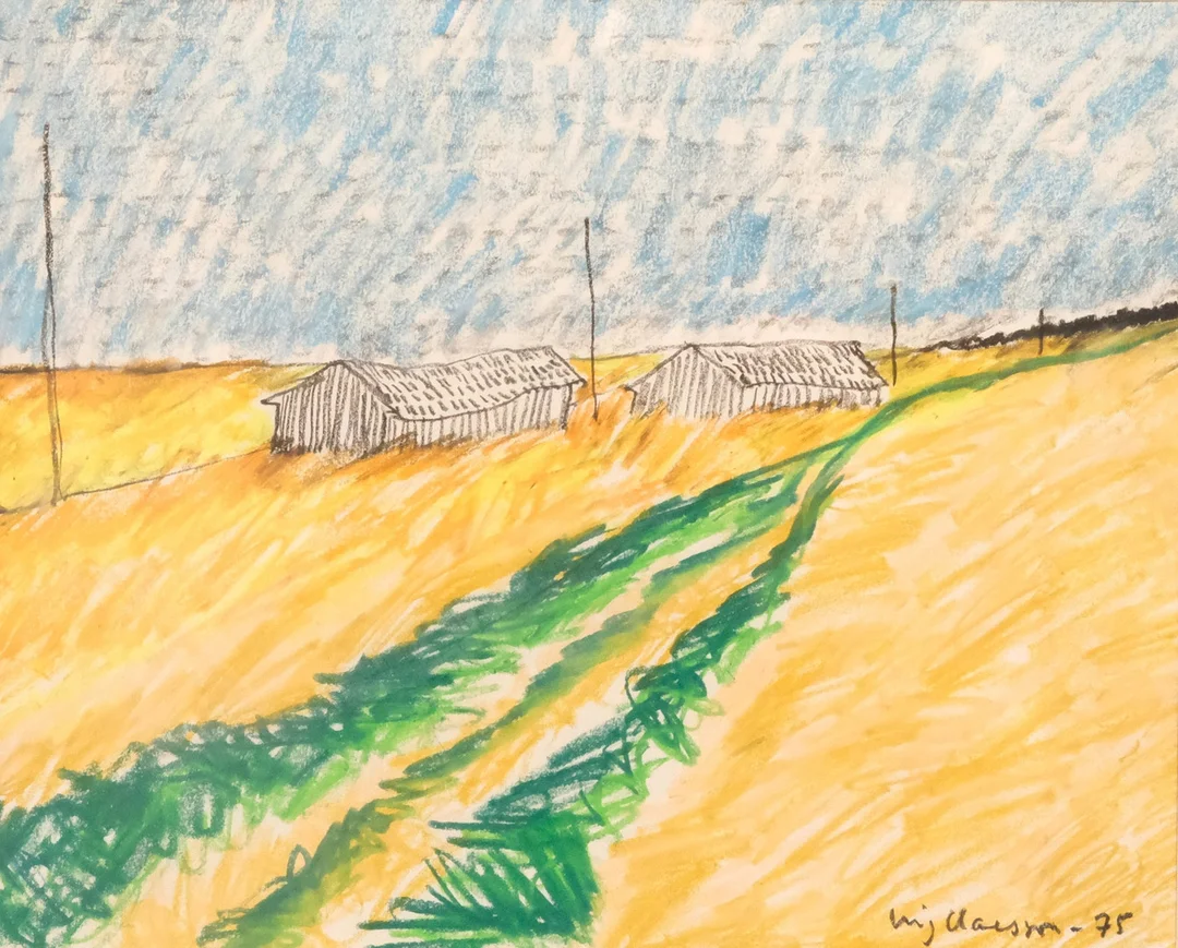 STIG CLAESSON. PASTELL. — Paintings — Björnssons Auktionskammare