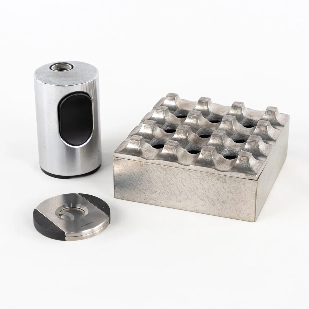 ASKFAT, TÄNDARE, CIGARRSNOPPARE, Beck & Jung, Braun, Stelton. — Miscellaneous — Karljohan Auktioner
