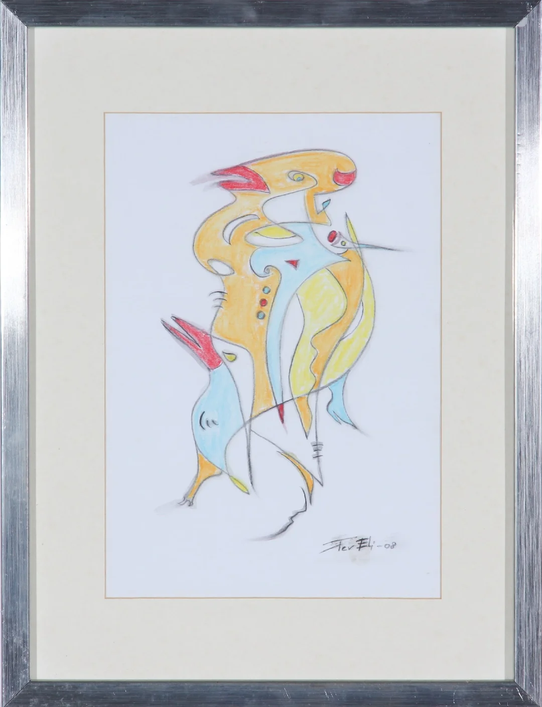 Per Eli. Figure composition, drawing — Paintings and sculptures/Drawings — Lauritz