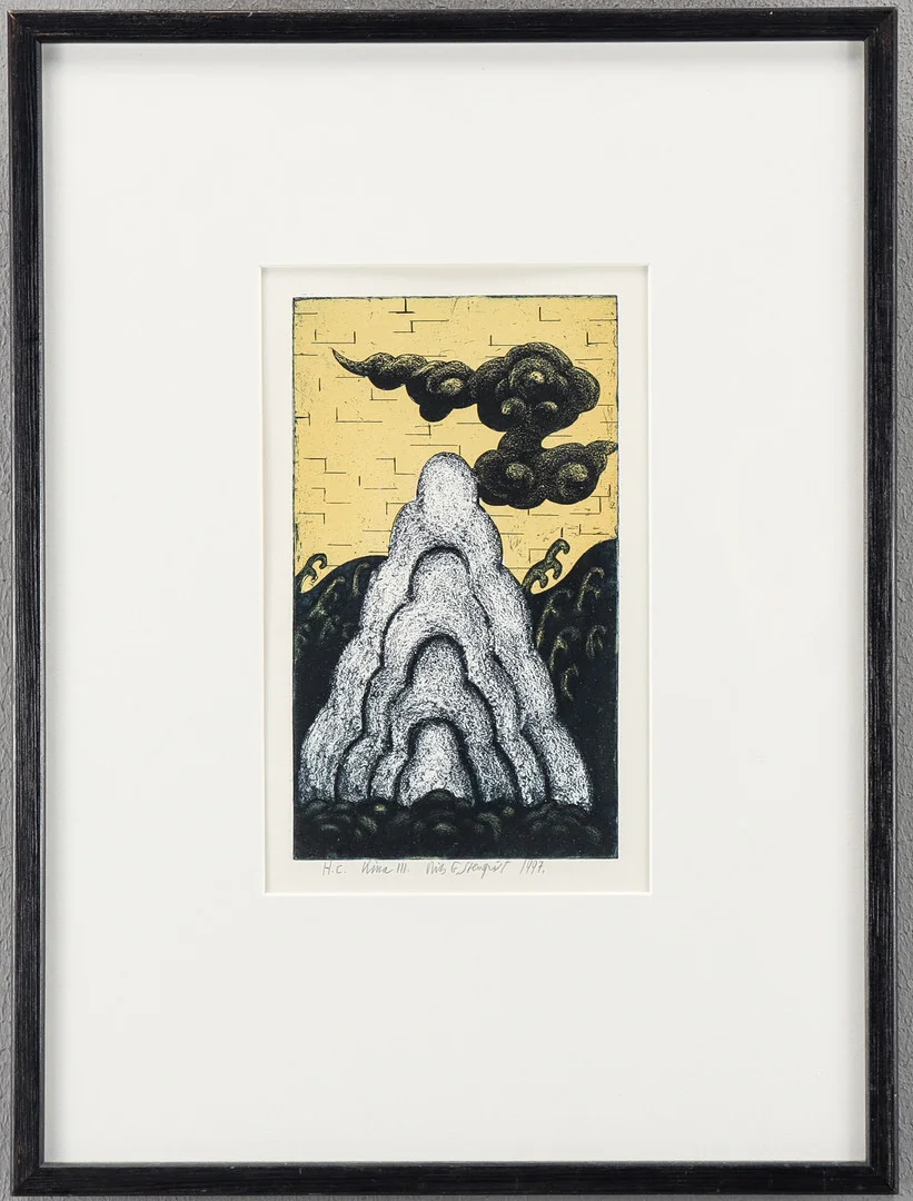 NILS G STENQUIST. "Kina III". — Engravings & Prints — Karlstad Hammarö Auktionsverk