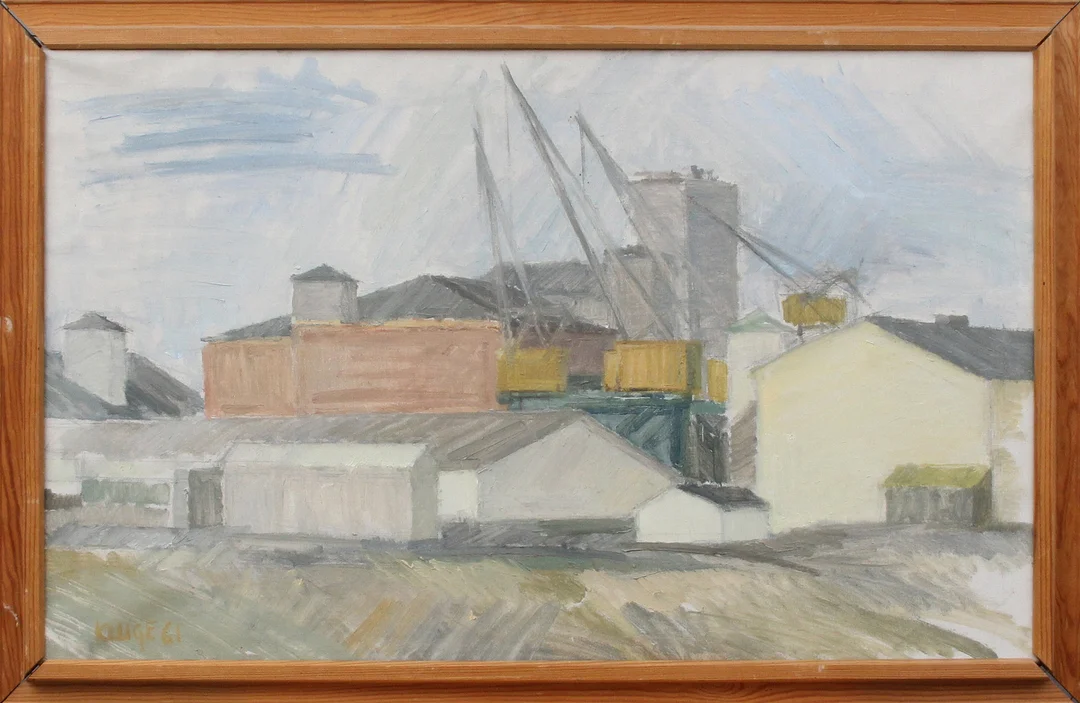 OIDENTIFIERAD KONSTNÄR. OLJA, på duk, signerad Kluge. — Paintings — Kalmar Auktionsverk