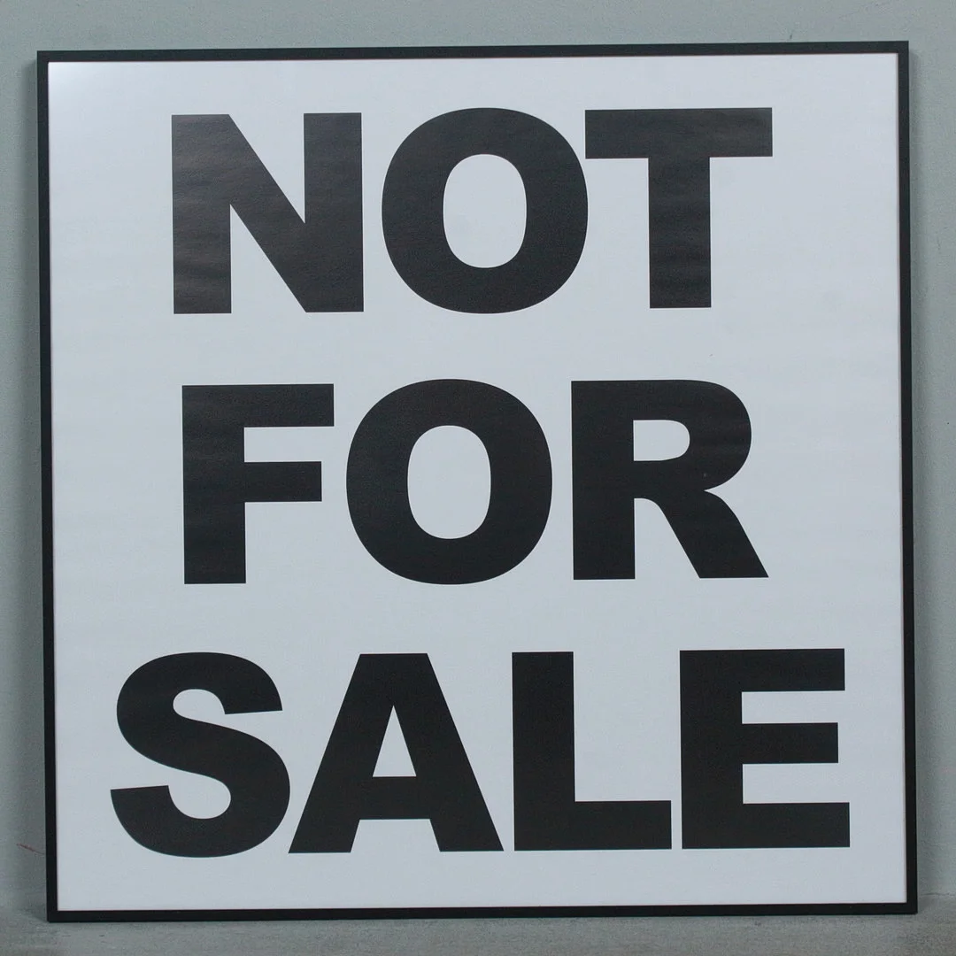 Unbekannter Künstler, Grafik, '' NOT FOR SALE '', hinter Glas gerahmt. — Engravings & Prints — Stockholms Auktionsverk Düsseldorf/Neuss