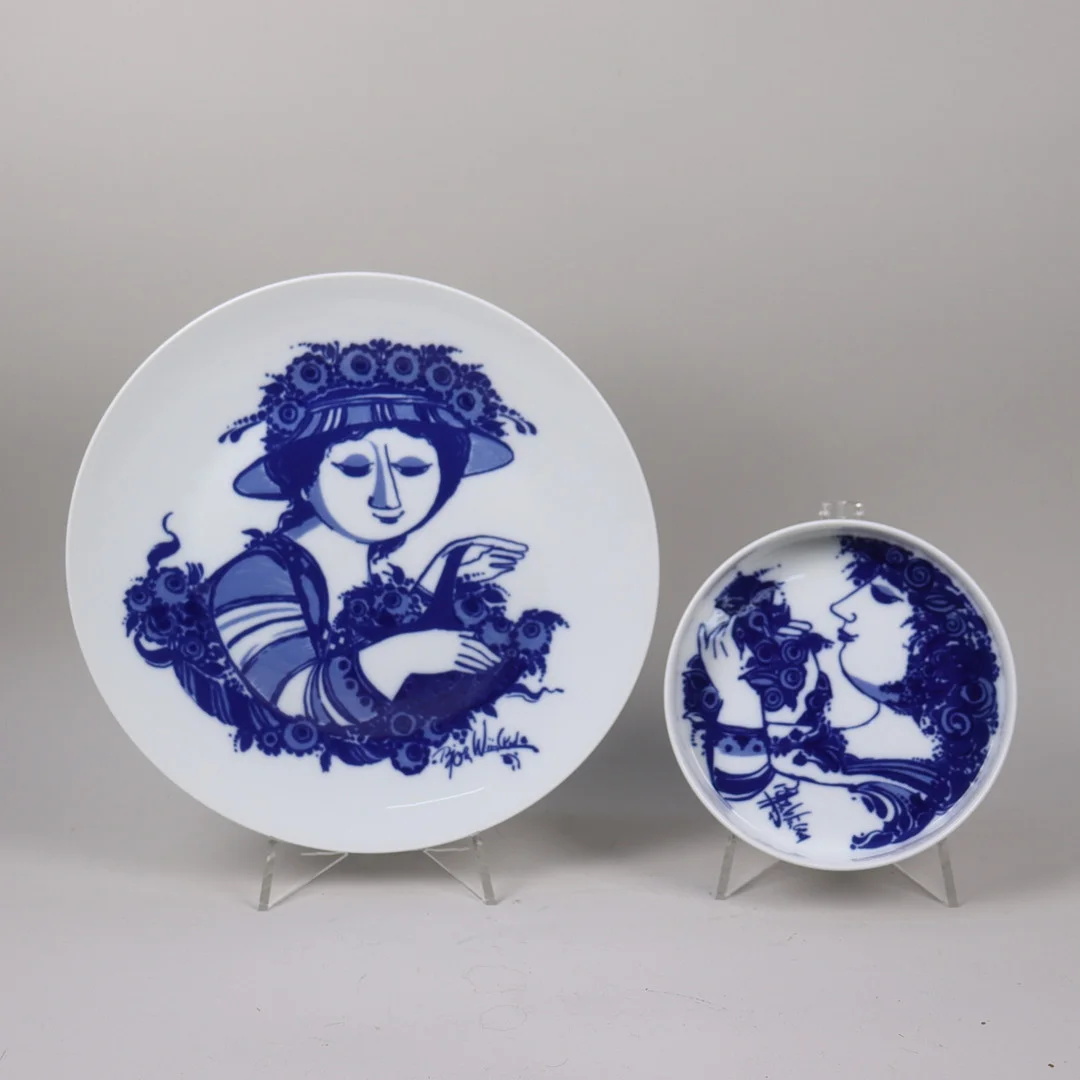 BJÖRN WIINBLAD. för Rosenthal, Studio Linie, fat och skålfat, 2 delar. — European — Markus Auktioner