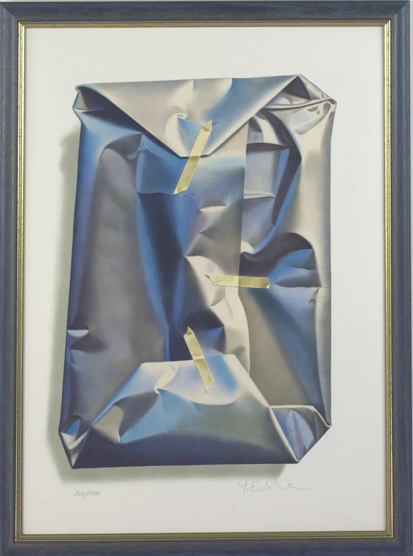 YRJÖ EDELMANN. Gicleetryck, 303/1500, Inslaget paket, signerad. — Engravings & Prints — Höganäs Auktionsverk