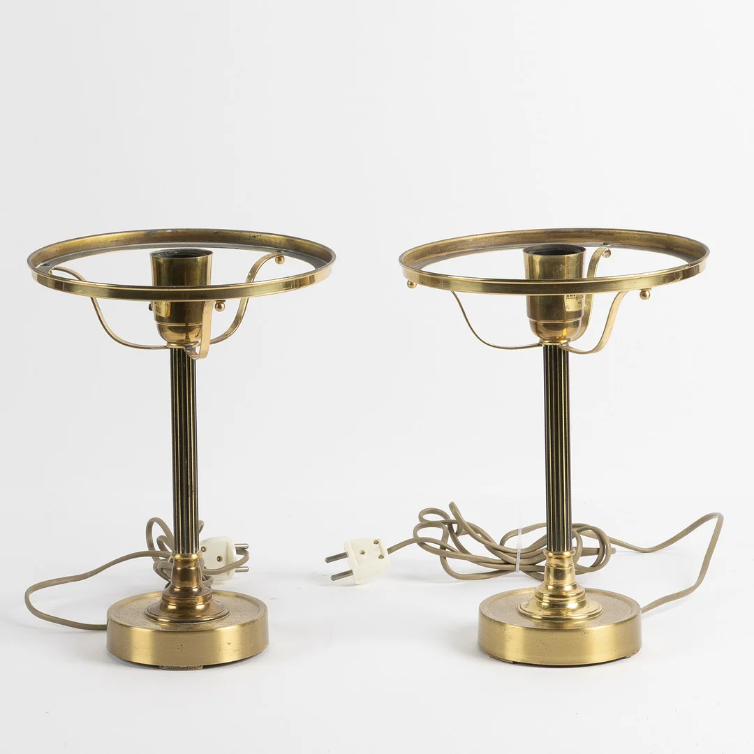 EVÅ, Sweden 1 par bordslampor, B-74 R, 1990-tal. — Table Lamps — Stockholms Auktionsverk Helsingborg