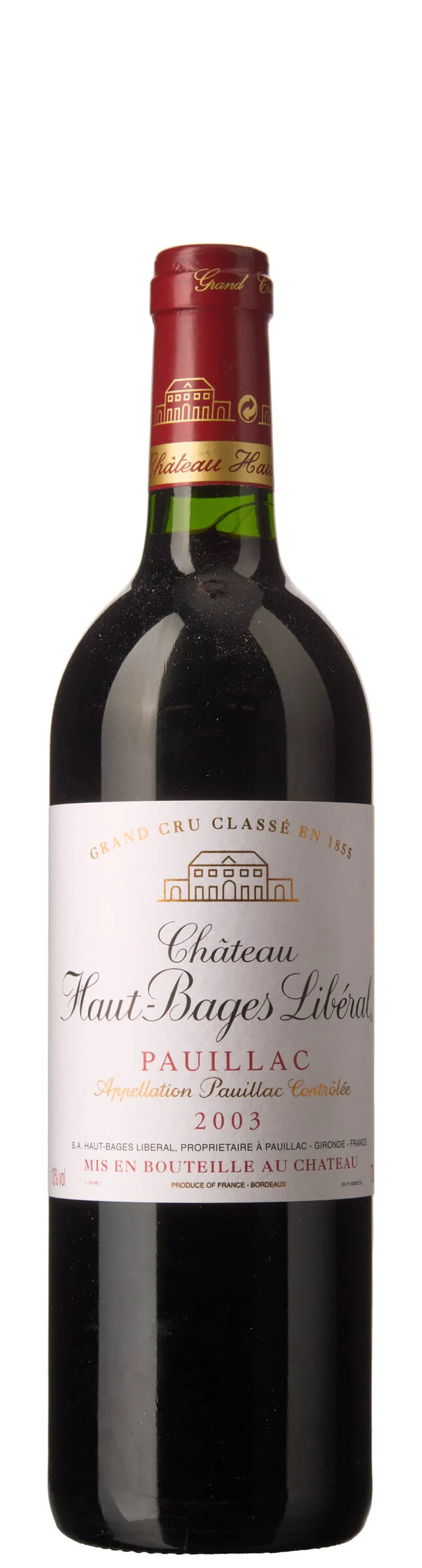 1 x Chateau Haut Bages Liberal 2003 — 1 x Chateau Haut Bages Liberal 2003 — Vin/Vin — Blomqvist