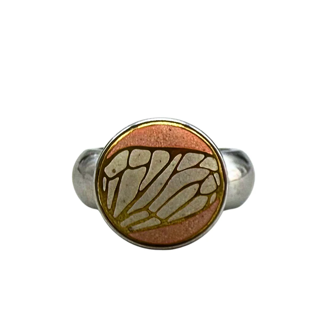 PAVO REAL RING MIT SCHMETTERLINGSMOTIV. — Rings — Auktionshaus Stuber's Hammerschlag