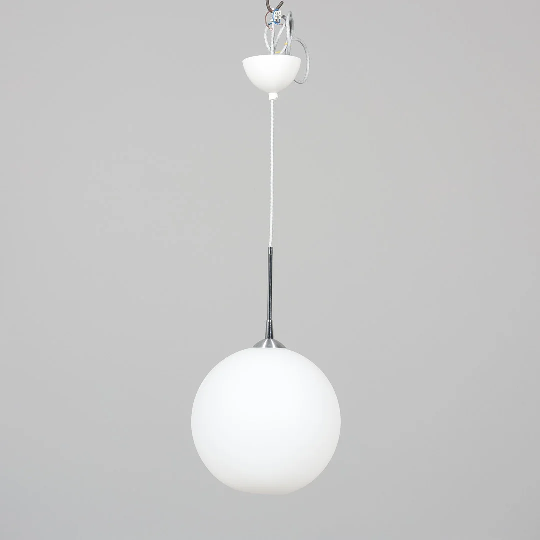 TAKLAMPA, "Capo", glas, Belid. — Ceiling lights — Borås Auktionshall
