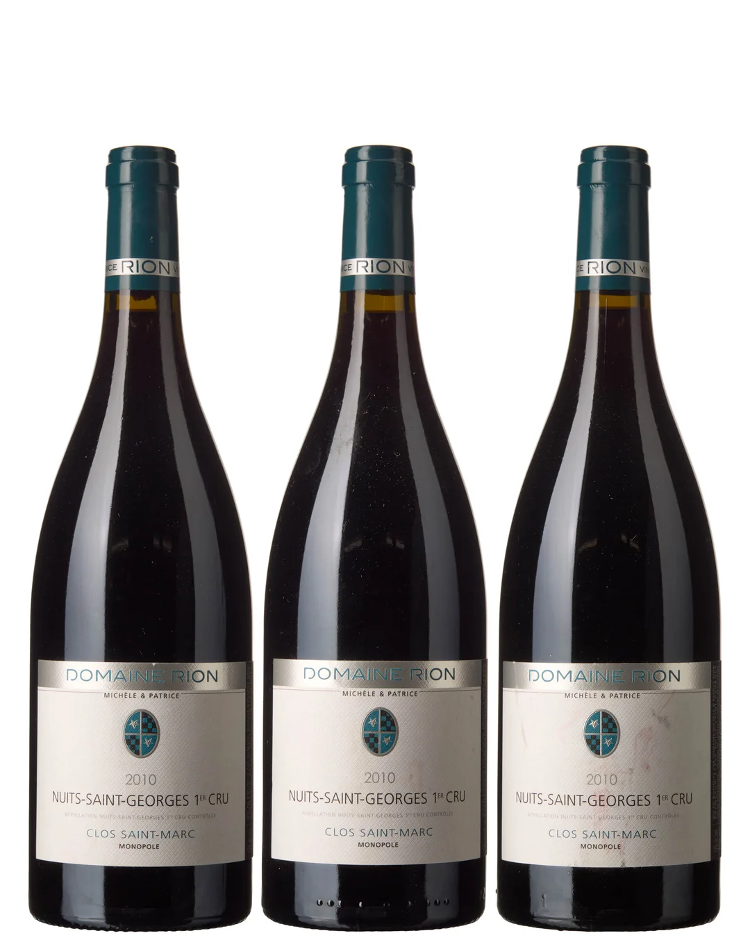 3 x Nuits-Saint-Georges 1er Cru Clos Saint-Marc 2010, Michele & Patrice Rion — 3 x Nuits-Saint-Georges 1er Cru Clos Saint-Marc 2010, Michele & Patrice Rion — Vin/Vin — Blomqvist