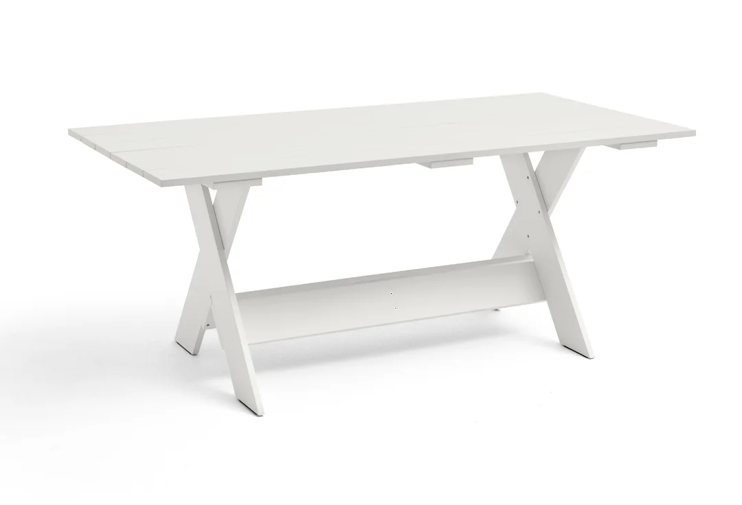 Gerrit Rietveld for HAY. Outdoor dining table, L 180 cm, Crate Collection. White — Home and garden/Garden furniture — Lauritz