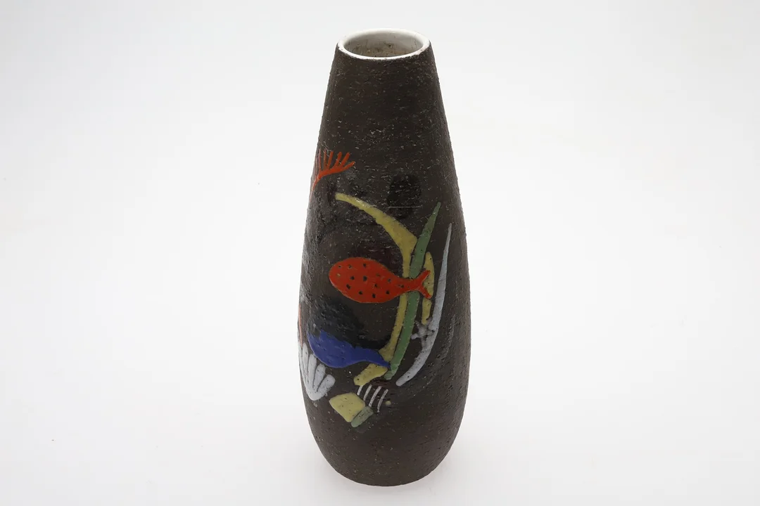 ANNA-LISA THOMSON, "Havsflora", delvis gladerad stengods, modell 1079B, Upsala-Ekeby, 1950-tal. — European — Örebro Stadsauktioner