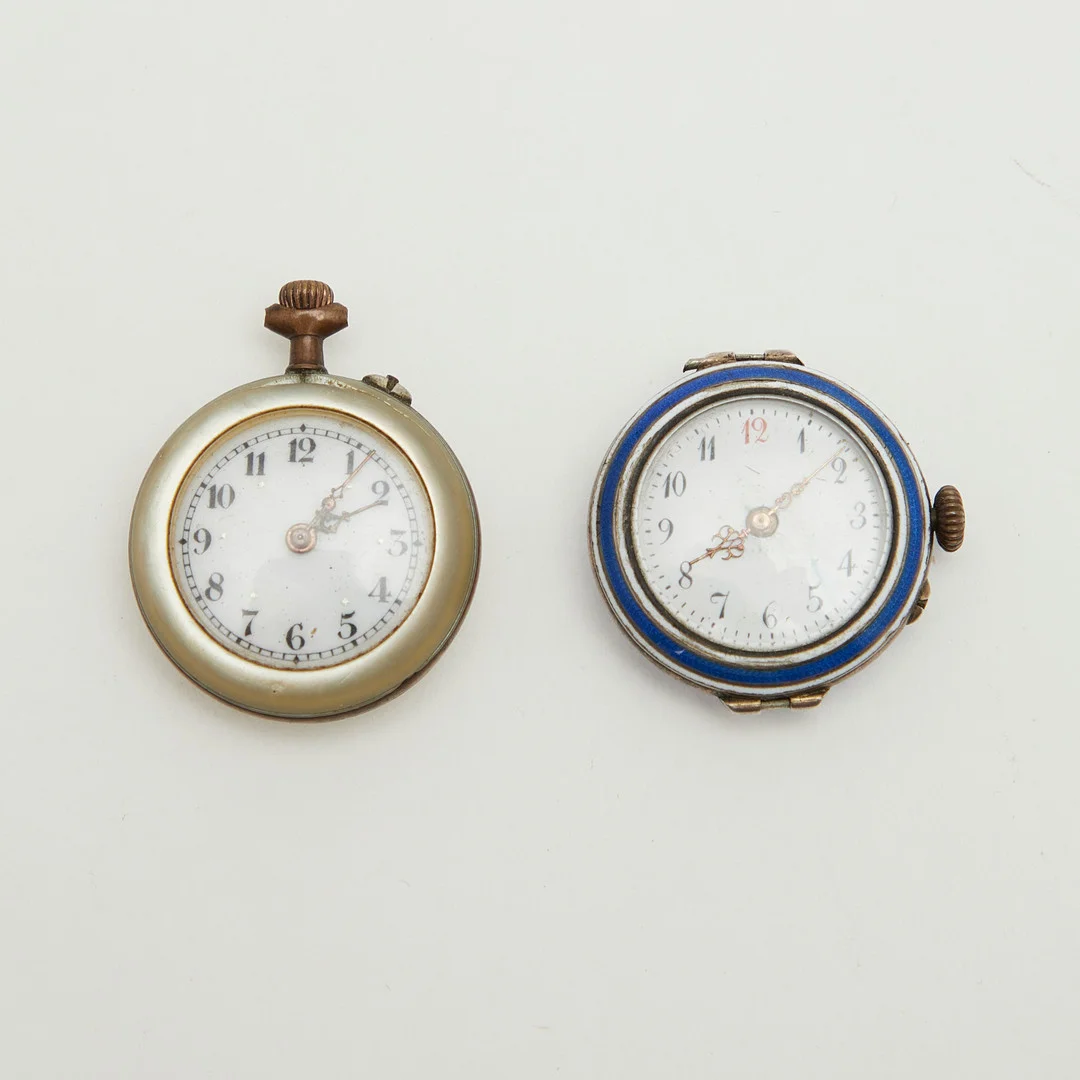 PAAR TASCHENUHREN, um 1900. (2). — Pocket & Stop Watches — Stockholms Auktionsverk Köln