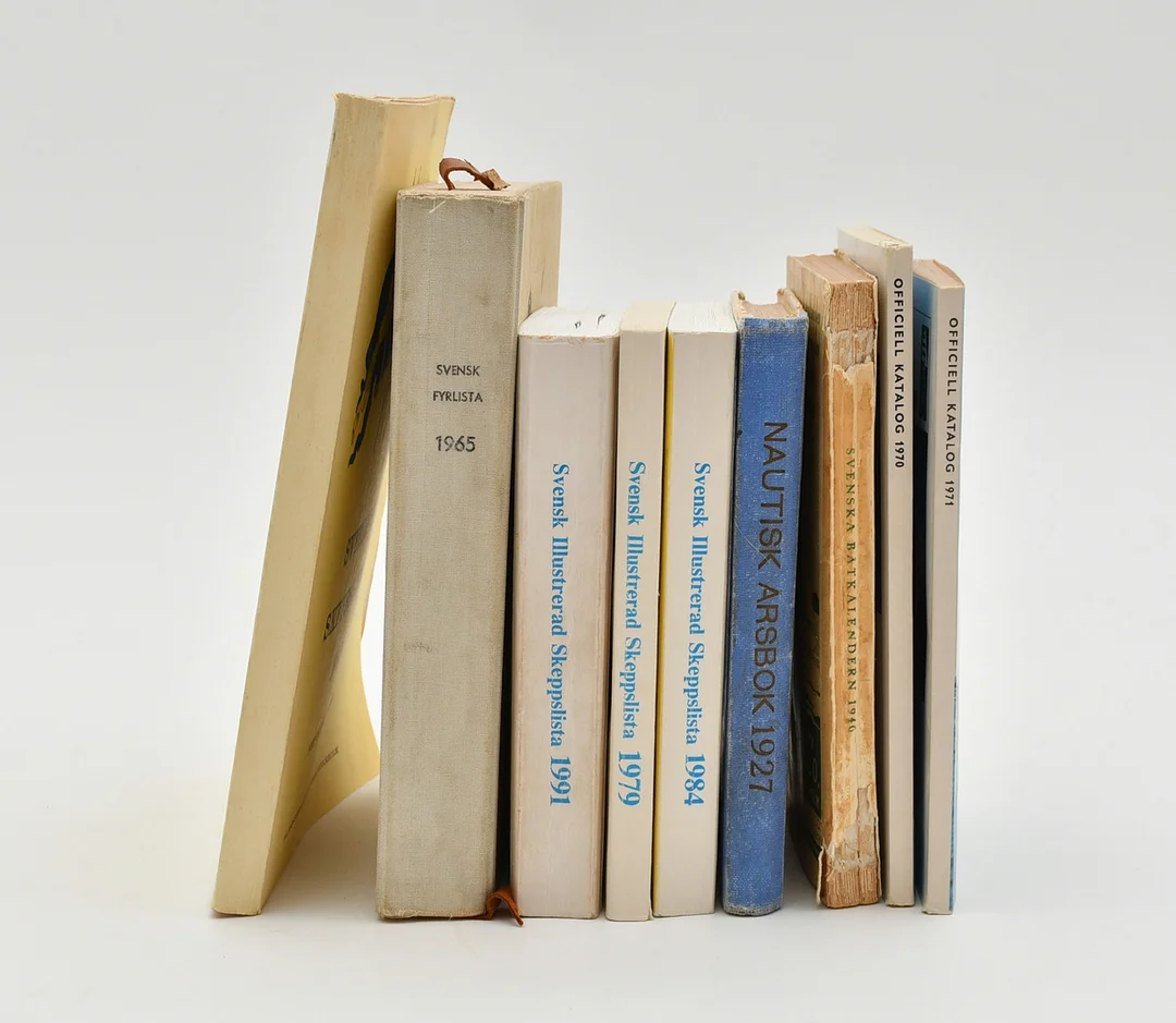 Böcker Nautica. 9 volymer. — Books — Connoisseur Bokauktioner