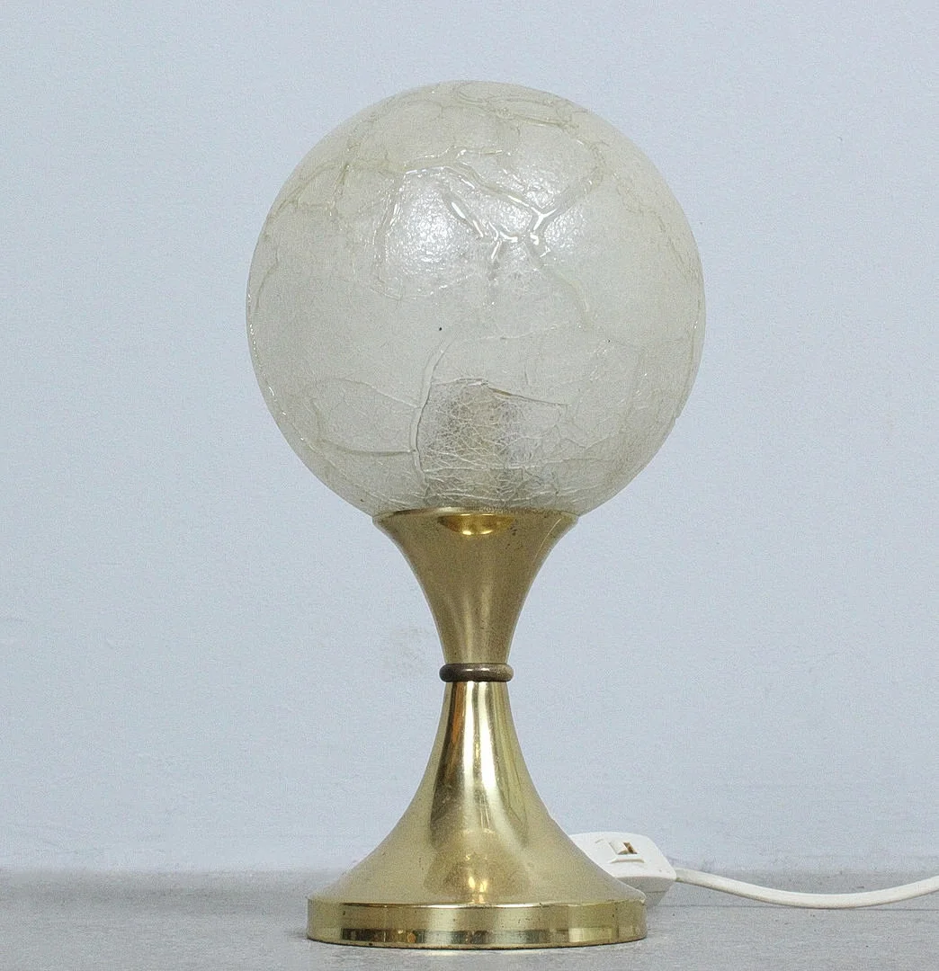 BANKAMP LEUCHTEN. Tischleuchte / Kugelleuchte der 1970er Jahre. — Table Lamps — Stockholms Auktionsverk Düsseldorf/Neuss
