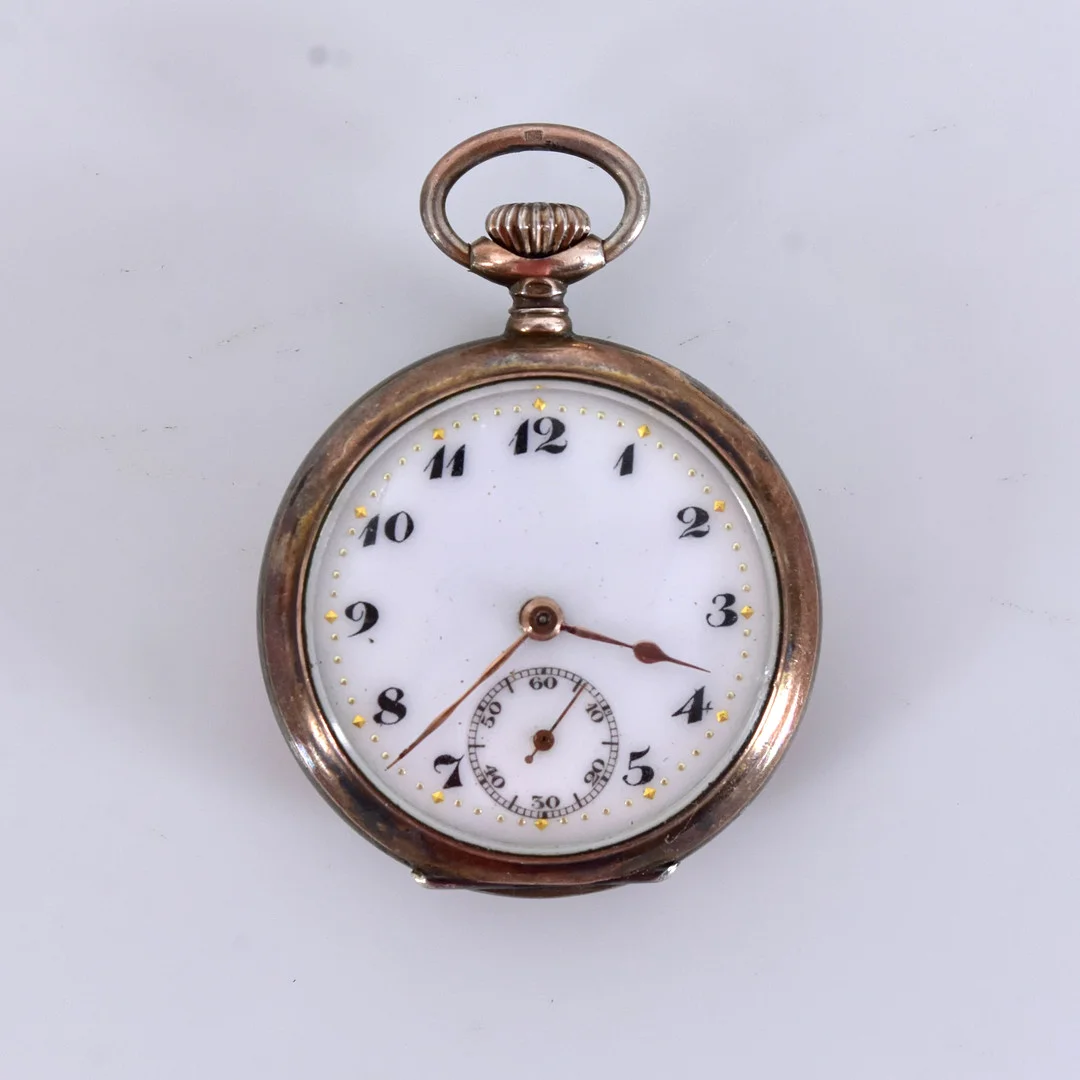 MORMORSUR, silver. — Pocket & Stop Watches — Halmstads Auktionskammare