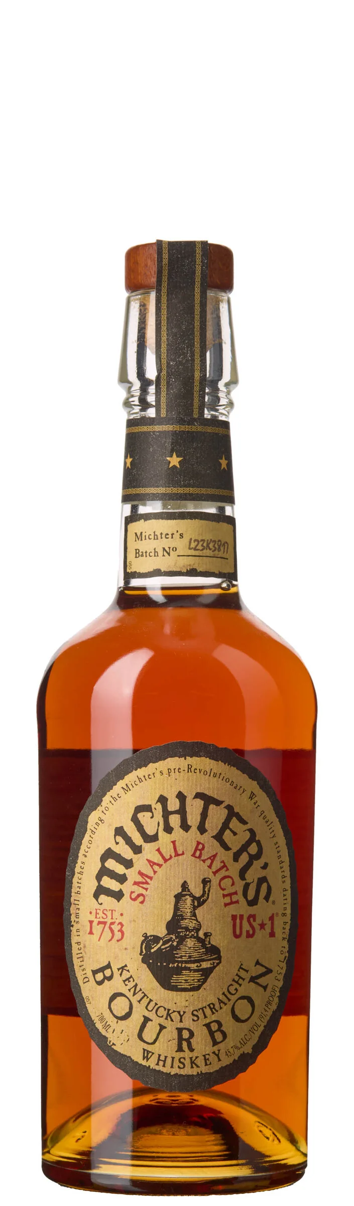 1 x Michter's Kentucky Straight Bourbon Whiskey Small Batch NºL23K3817 — 1 x Michter's Kentucky Straight Bourbon Whiskey Small Batch NºL23K3817 — Vin/Brennevin — Blomqvist