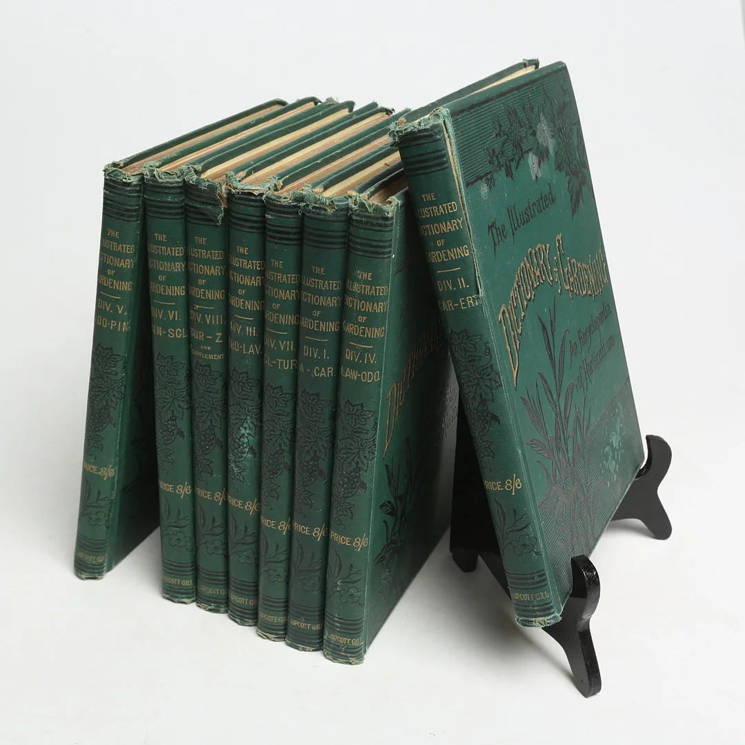 TRÄDGÅRDSBÖCKER, 8 delar. — Books — Kalmar Auktionsverk
