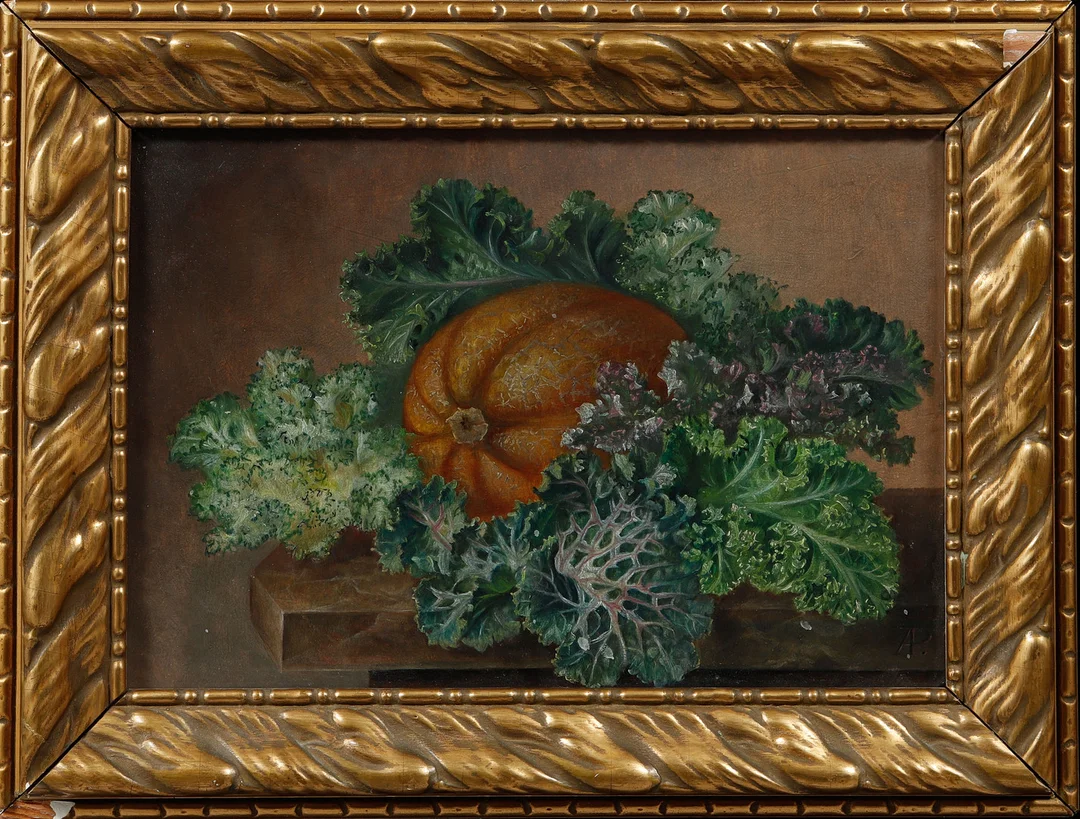 ANNA AUGUSTA PLAGEMANN. Stilleben, olja på pannå, signerad. — Paintings — Göteborgs Auktionsverk