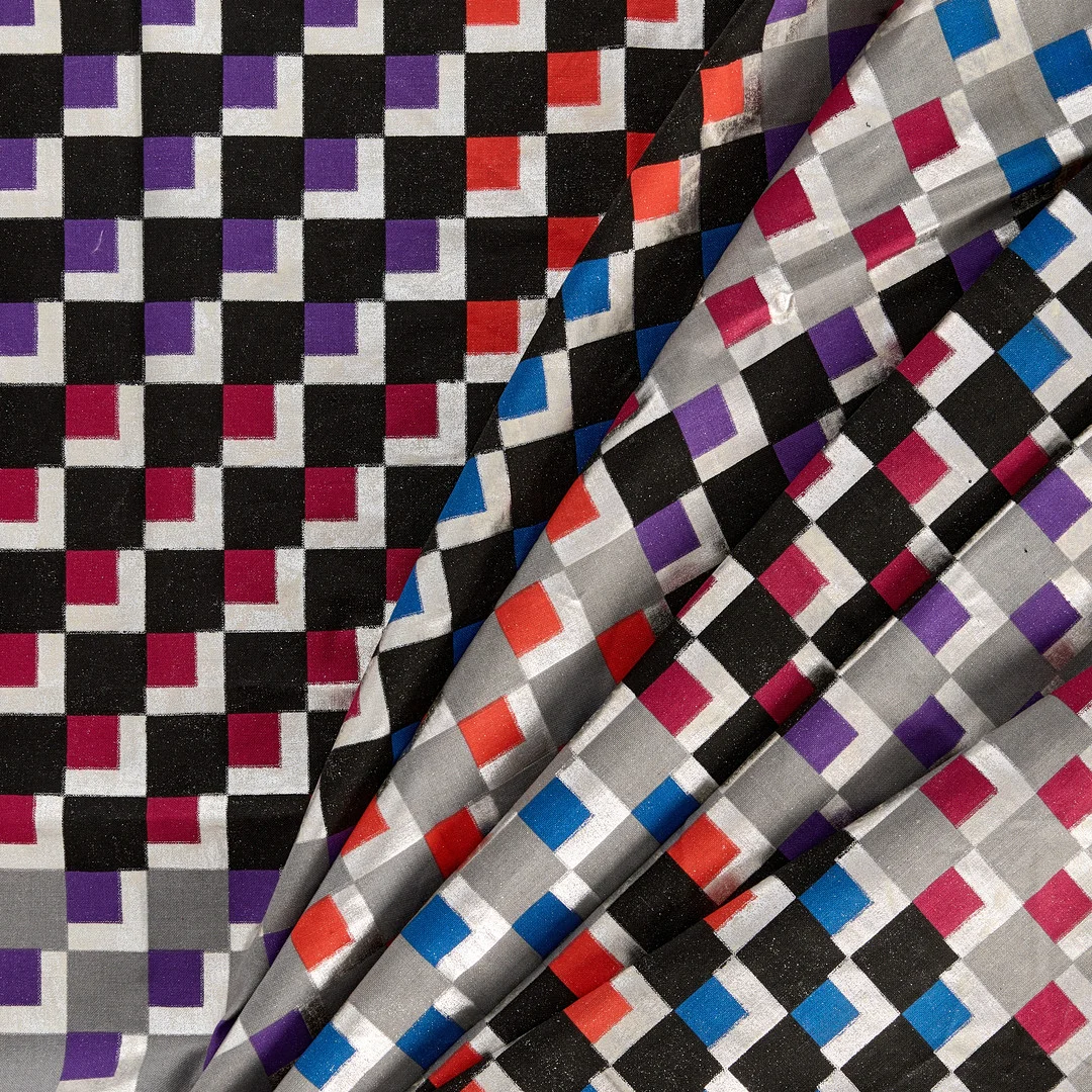 VERNER PANTON (1926–1998). Textil, 3 delar, "Mira - Terzo". — Textiles — Crafoord Auktioner Stockholm
