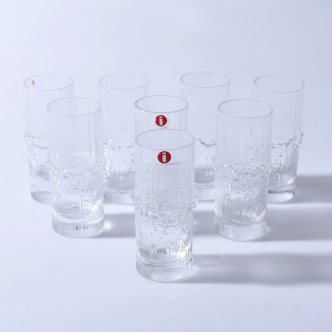 SNAPSGLAS, 8 stycken, "Ultima Thule", Iittala. — Utility glass — Gomér & Andersson Linköping